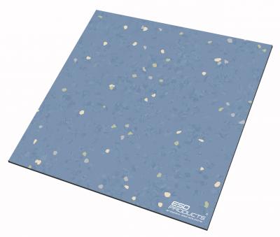 Electrostatic Dissipative Floor Tile Signa ED Bluish 610 x 610 mm x 2 mm Antistatic ESD Rubber Floor Covering
